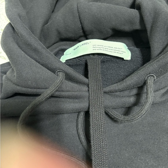 Off-White Black and White Striped Hoodie - Picture 6 of 16